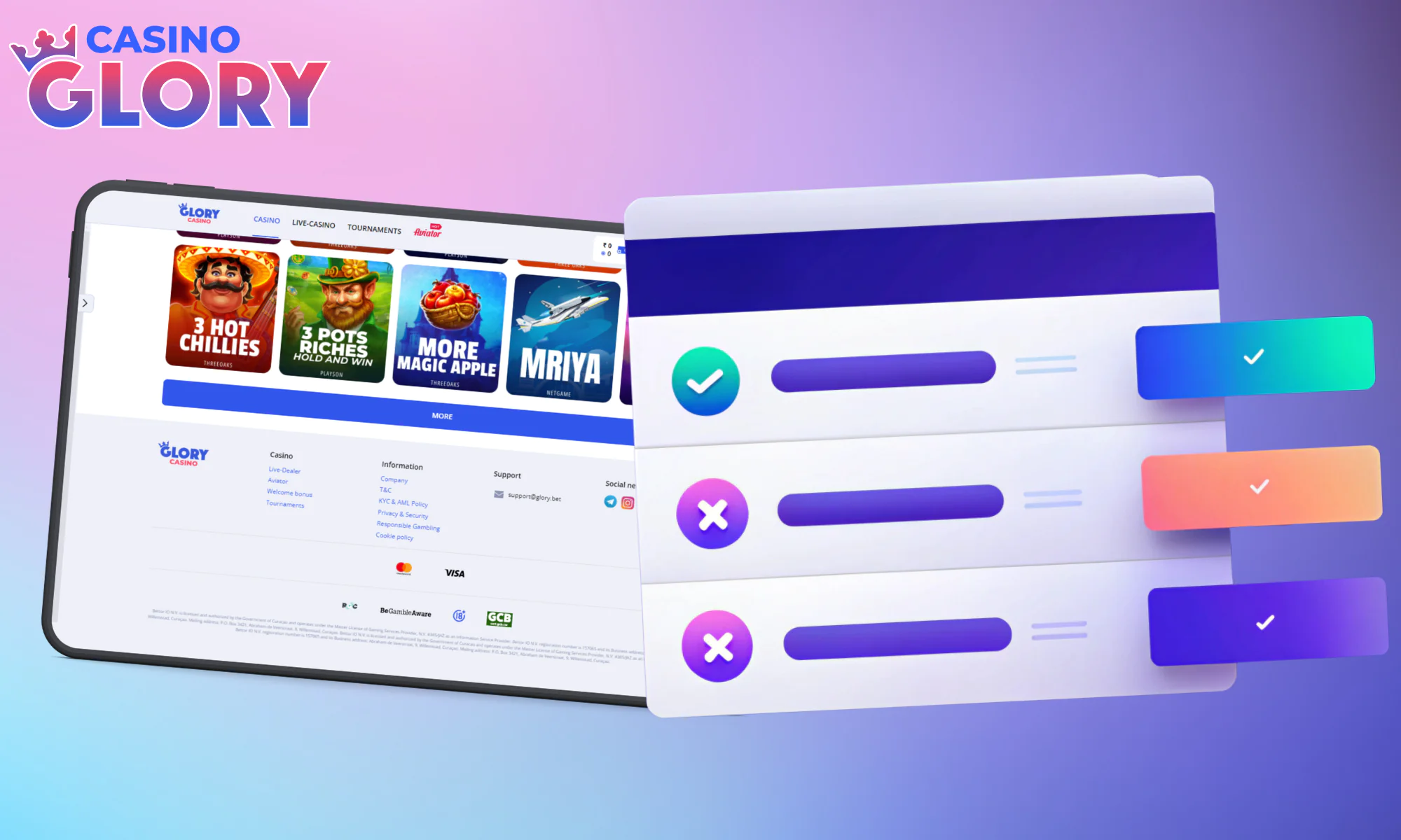 Common withdrawal issues at Glory Casino